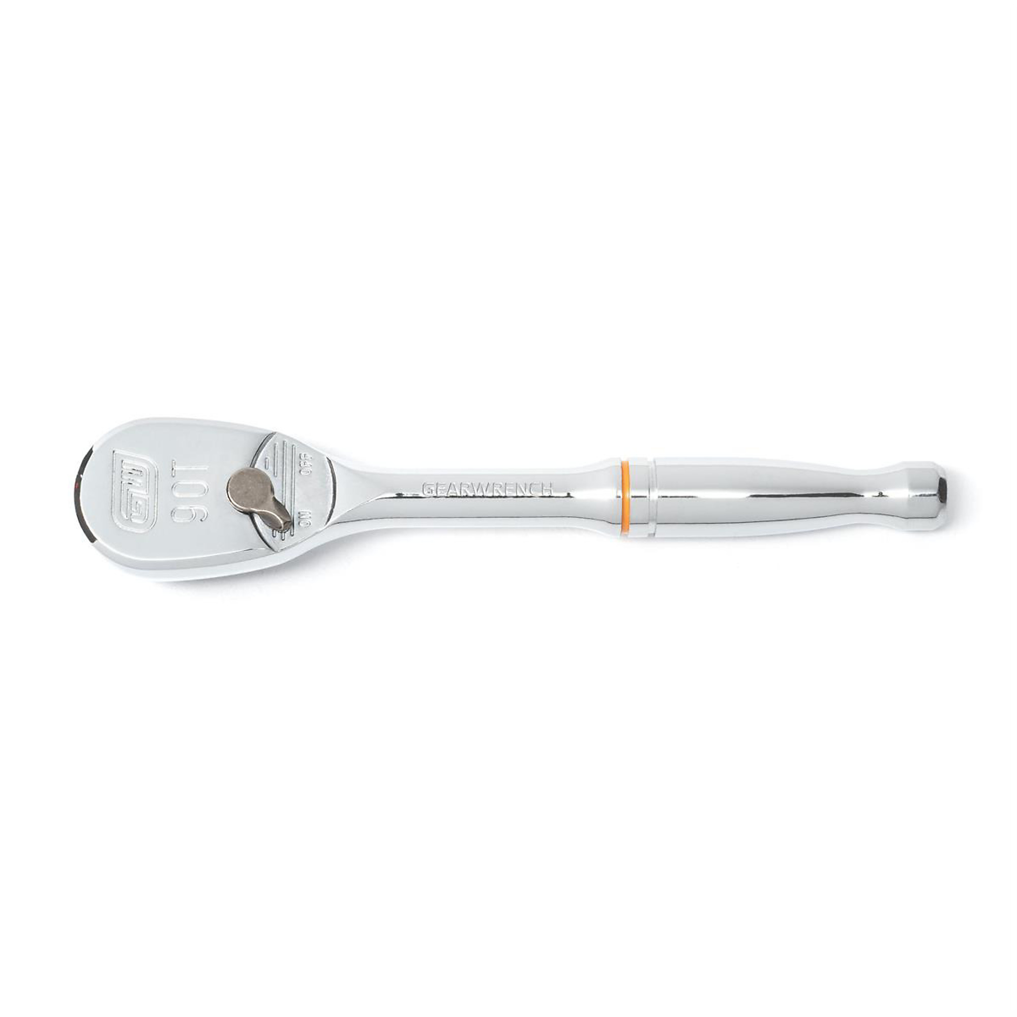 GearWrench 1/4in. Drive 90-Tooth Teardrop Ratchet, Model# KDT81011T
